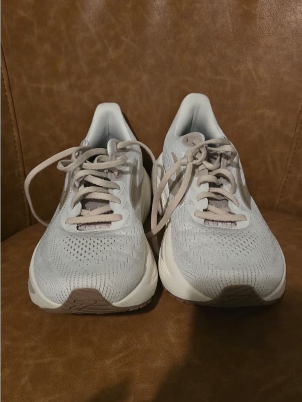 Women's Light Beige Athletic Running Shoes